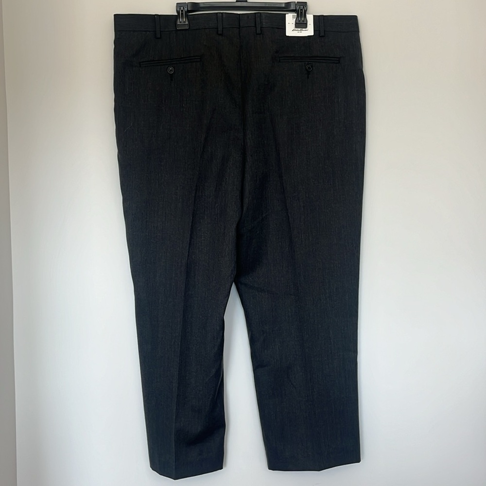 New Eddie Bauer Men's Black Pants Size 44W - Picture 4 of 7
